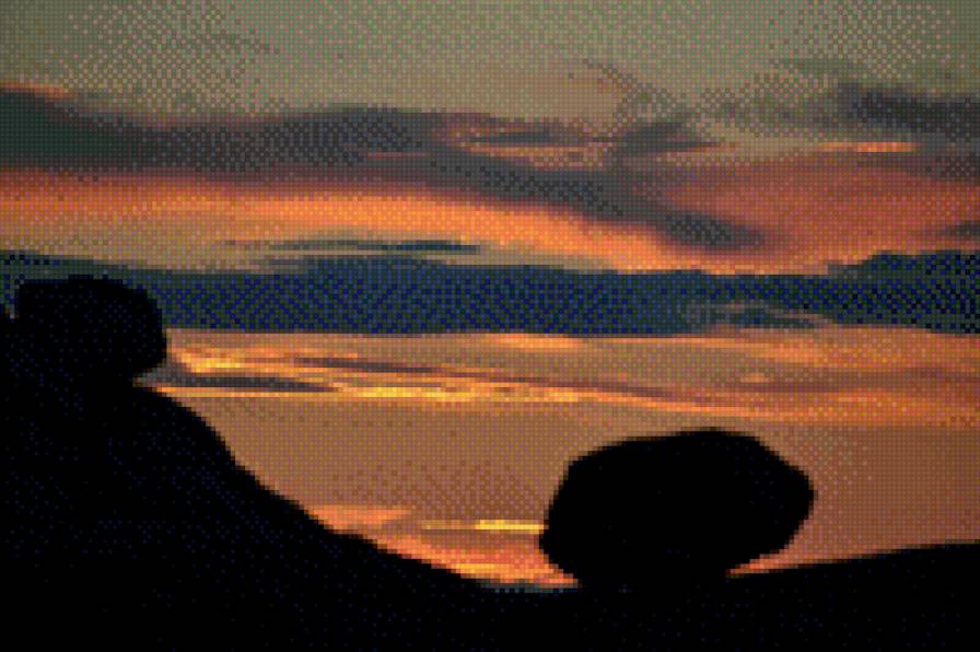 Муста-Тунтури - мурманск, закат, арктика, сейды, камни - предпросмотр