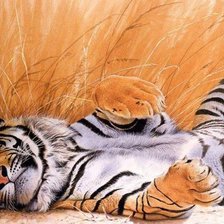 Схема вышивки «мурррррзик»