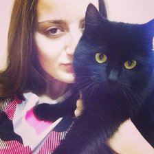 Схема вышивки «кот»