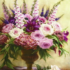 Схема вышивки «букет»