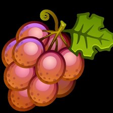 Схема вышивки «виноградик»