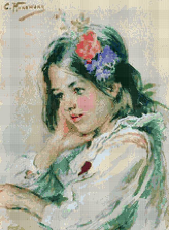 маковский.девочка . - предпросмотр