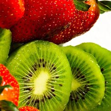 Клубника и киви