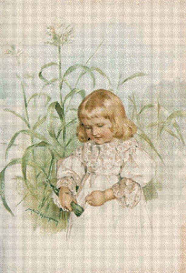 серия "дети" - дети.девочка - предпросмотр