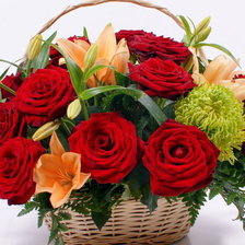 Схема вышивки «Розы»