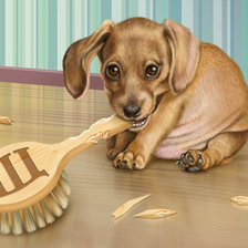 Схема вышивки «озорник»