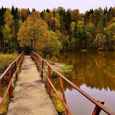 Схема вышивки «Мост»