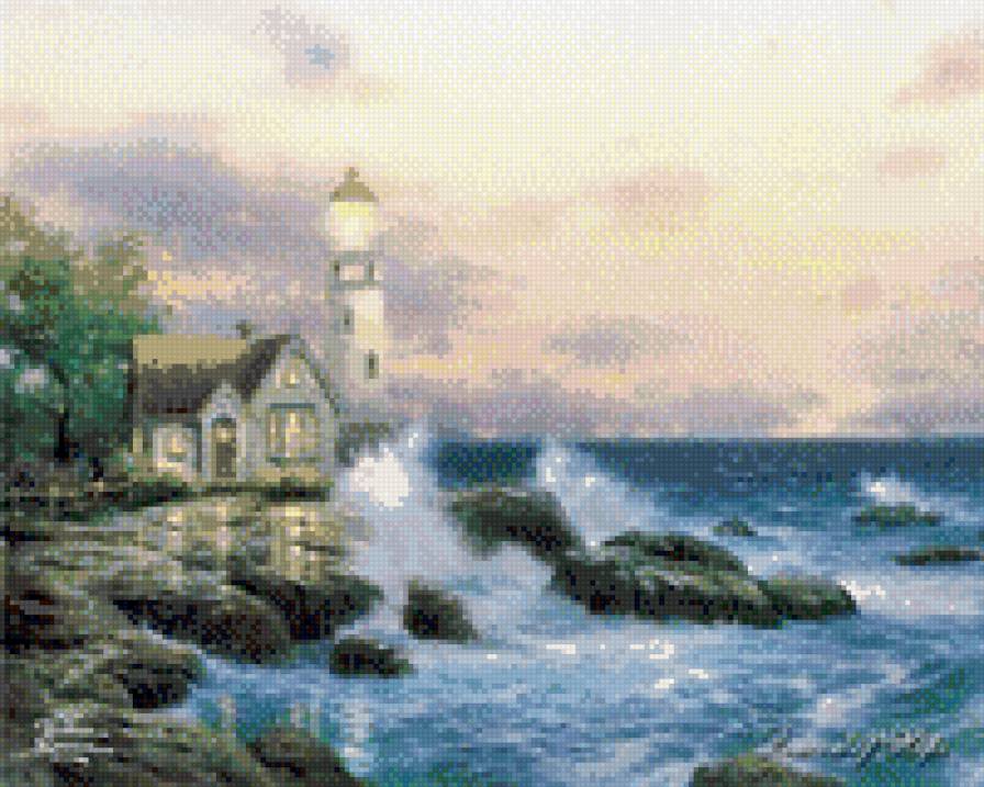 Сказка - море, маяк, сказка, кинкейд - предпросмотр