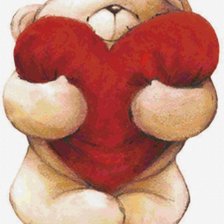 Схема вышивки «Мишка»