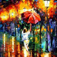 Схема вышивки «Весёлый дождь»