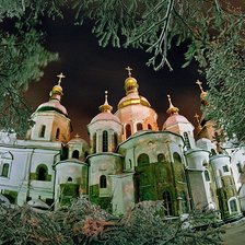 Схема вышивки «Церковь»