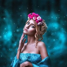 Схема вышивки «красавица»