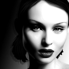 Схема вышивки «девушка»