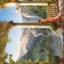 Схема вышивки «Пейзаж 2»