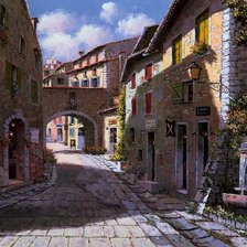 Схема вышивки «Художник Sung Sam Park»