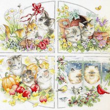 Схема вышивки «Времена года1»