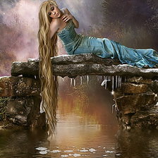 Схема вышивки «девушка»