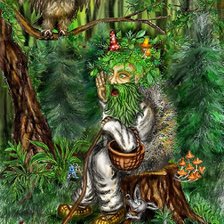 Схема вышивки «Леший»