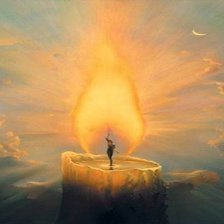 Схема вышивки «Свеча»