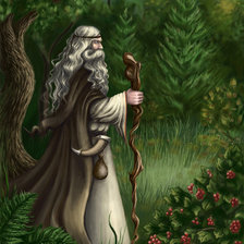 Схема вышивки «Старец»