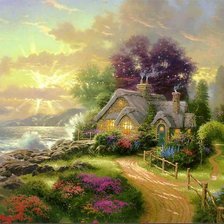 Схема вышивки «Новый день. Рассвет»