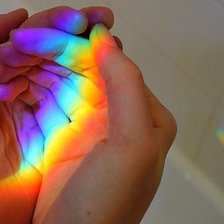 Схема вышивки «Радуга в ладонях.»