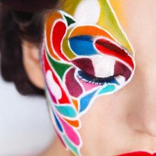 Схема вышивки «Краски»