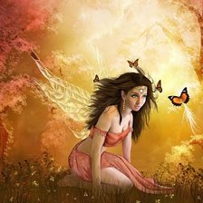 Схема вышивки «Девушка»