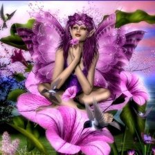 Схема вышивки «Лесная фея»