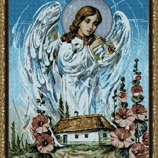 Схема вышивки «ангел»