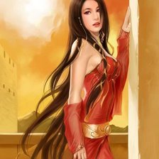 Схема вышивки «фантастическая девушка»