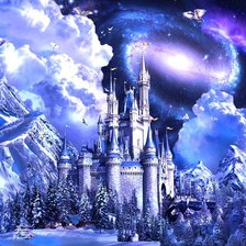 Схема вышивки «замок 2»