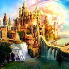 Схема вышивки «замок 3»