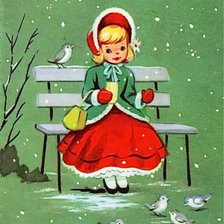 Схема вышивки «на прогулке»