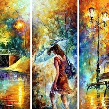 Схема вышивки «дождь»