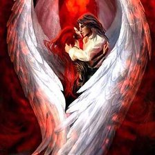 Схема вышивки «Ангел-спаситель»