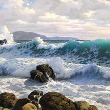 Схема вышивки «прибой»