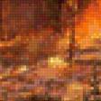 Предпросмотр схемы вышивки «лес в огне» (№873692)