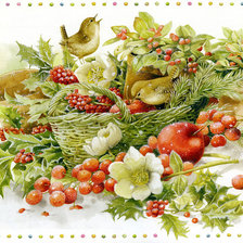 Схема вышивки «птицы»