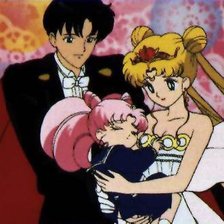 семья банни и мамору