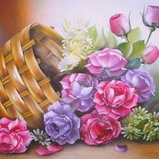 Схема вышивки «серия "корзины"»