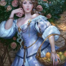 Схема вышивки «прелестница»