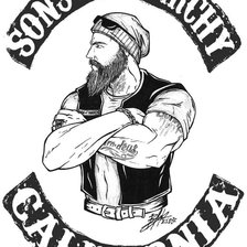 Схема вышивки «Сыны Анархии»