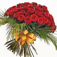 Схема вышивки «букет красных роз»