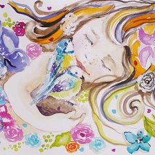 Схема вышивки «радужные сны»