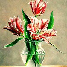 Схема вышивки «Тюльпаны»