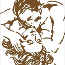 Схема вышивки «пара»