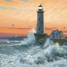 Схема вышивки «маяк»