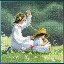 Схема вышивки «сестры»