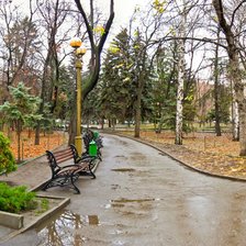 Схема вышивки «Осенний парк»